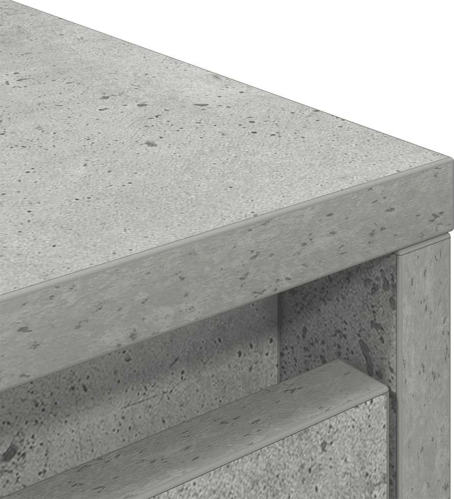 TV spintelė su stalčiumi, betono pilka 55,5x34x119,5 cm mediena