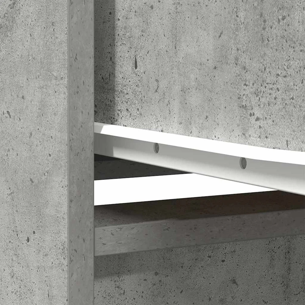 TV spintelė su stalčiumi, betono pilka 55,5x34x119,5 cm mediena