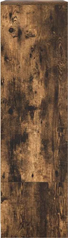 Spintelė su 2 stalčiais rūkytas ąžuolas 55,5x34x119,5cm mediena