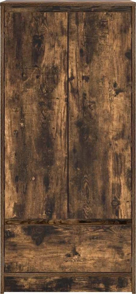 Spintelė su 2 stalčiais rūkytas ąžuolas 55,5x34x119,5cm mediena