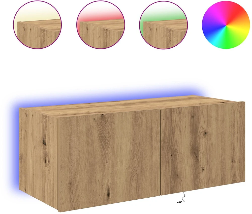 TV staliukas TV sieninė spintelė 80 x 35 x 31 cm Amatininkų ąžuolas