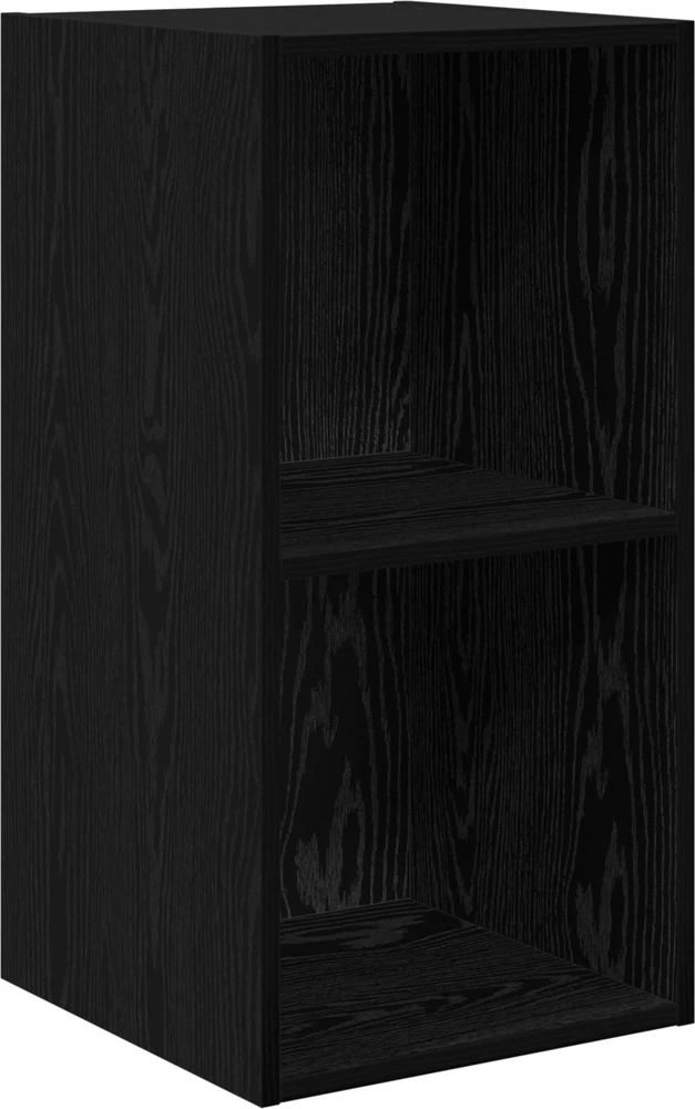 TV staliukas TV spintelių komplektas 37 x 37 x 72 cm Juodas ąžuolas