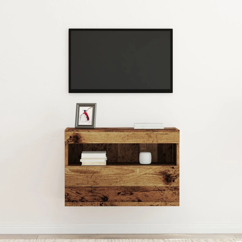 TV staliukas TV sieninė spintelė 60 x 30 x 40 cm Sena mediena