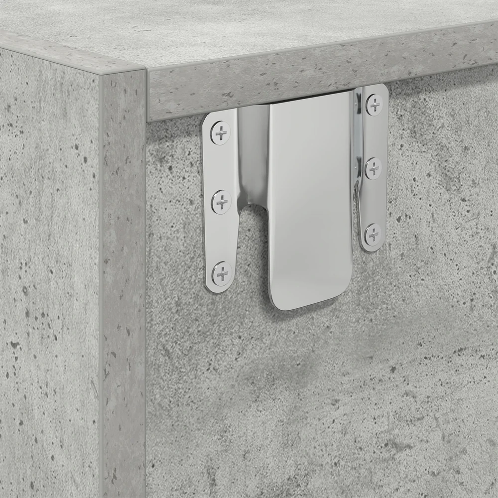 TV staliukas Televizoriaus spintelė 100 x 31 x 25,5 cm Betono pilka