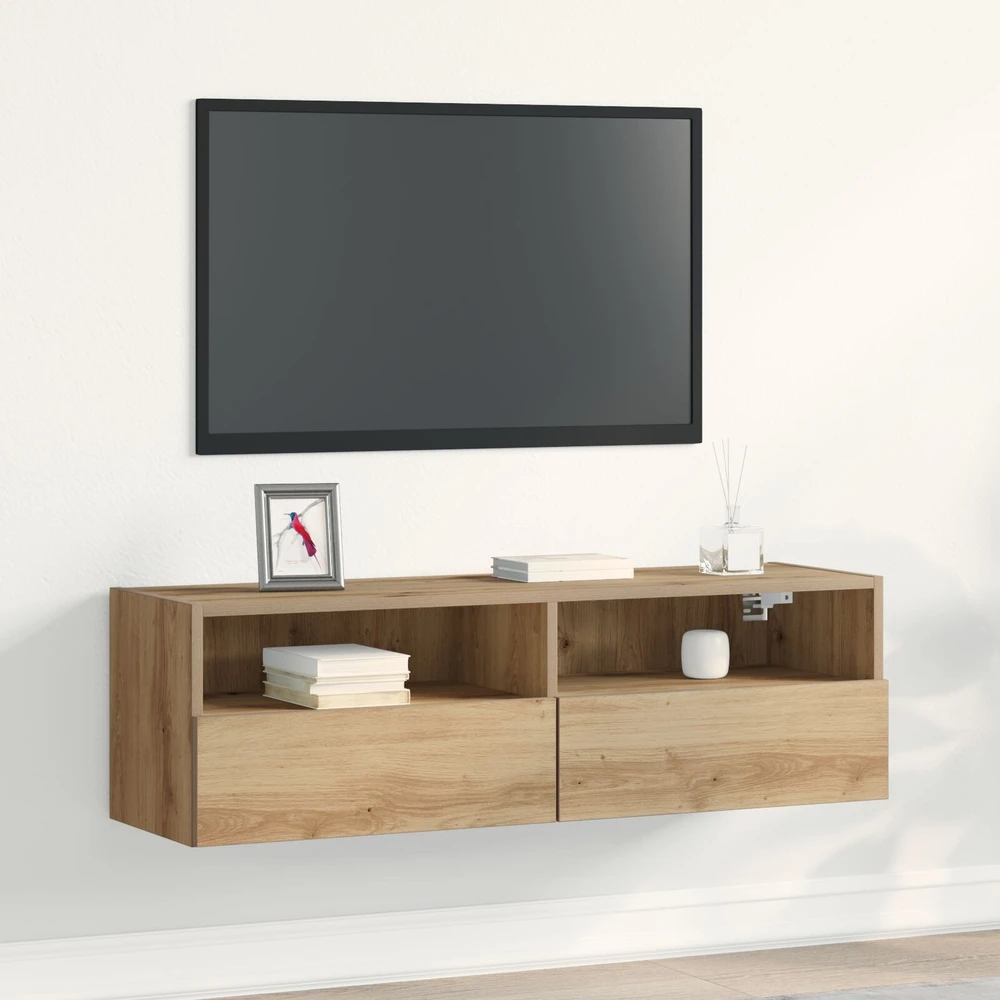 TV staliukas TV sieninė spintelė 100 x 30 x 30 cm artisano ąžuolo