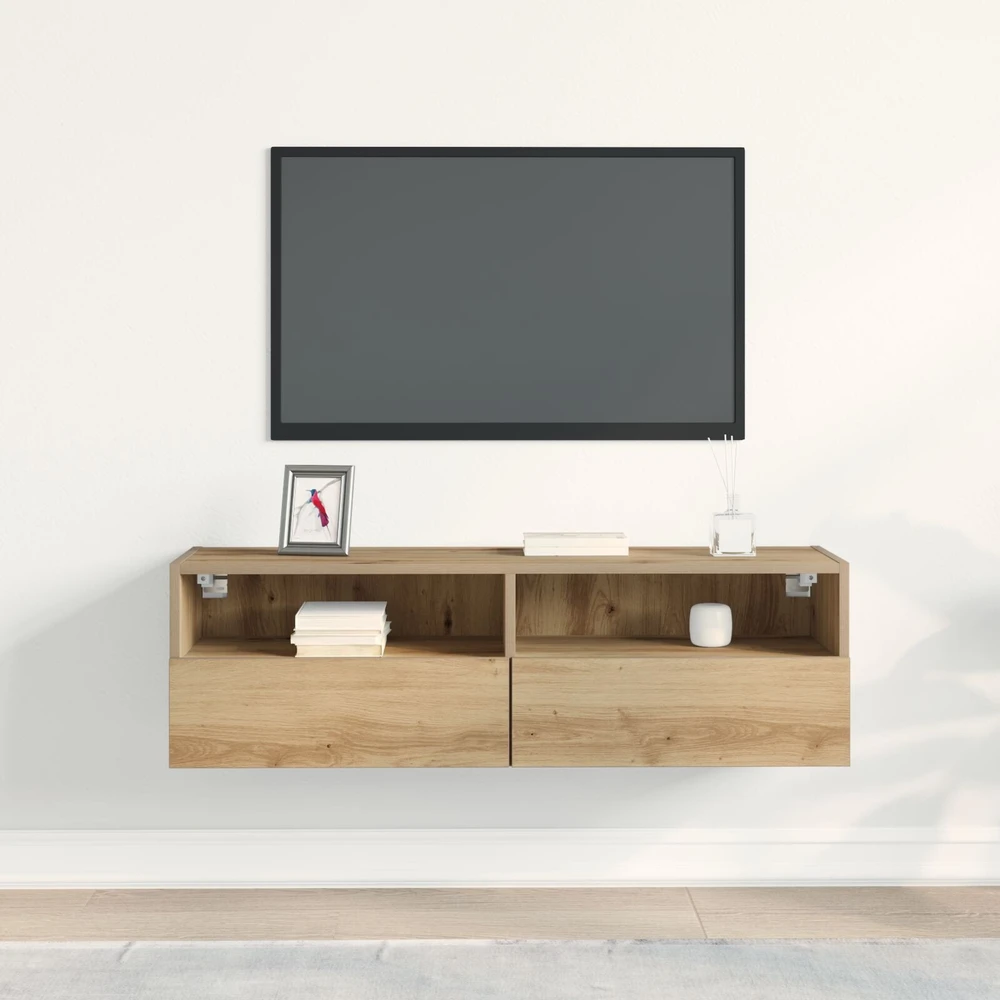 TV staliukas TV sieninė spintelė 100 x 30 x 30 cm artisano ąžuolo