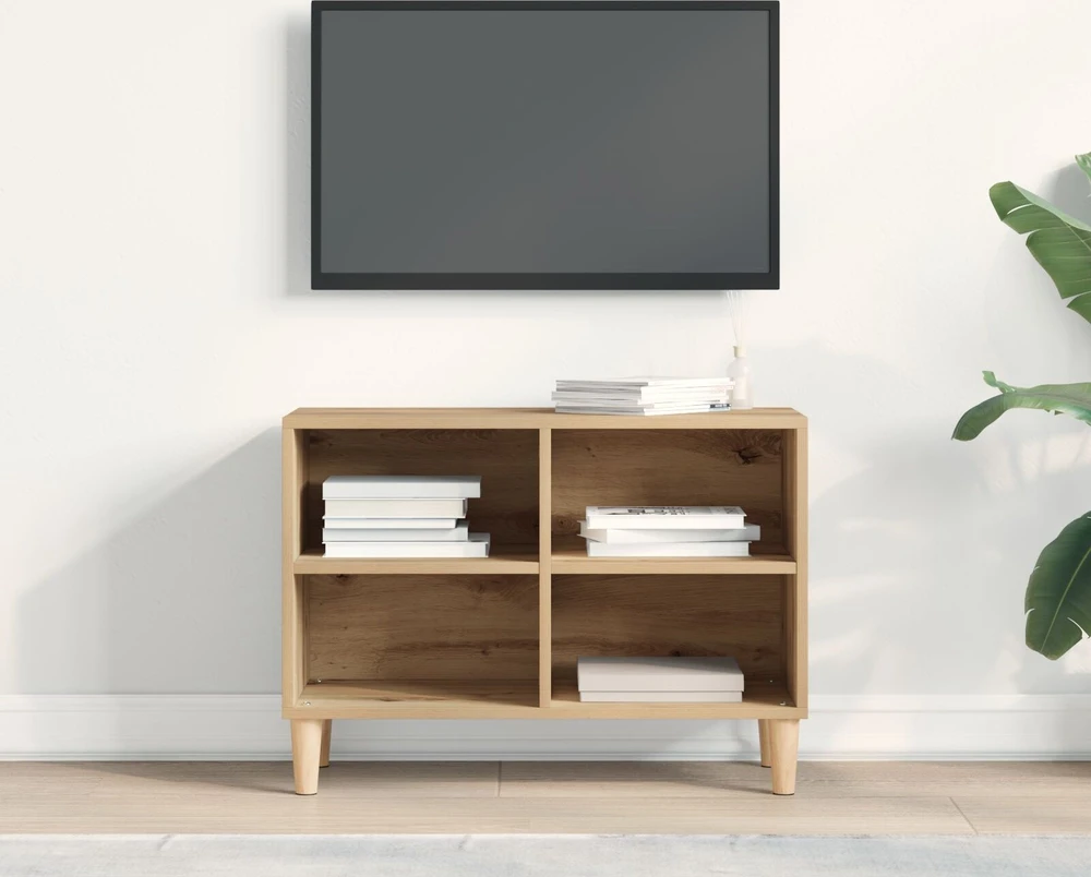 TV staliukas Televizoriaus spintelė 69,5 x 30 x 50 cm artisian oak