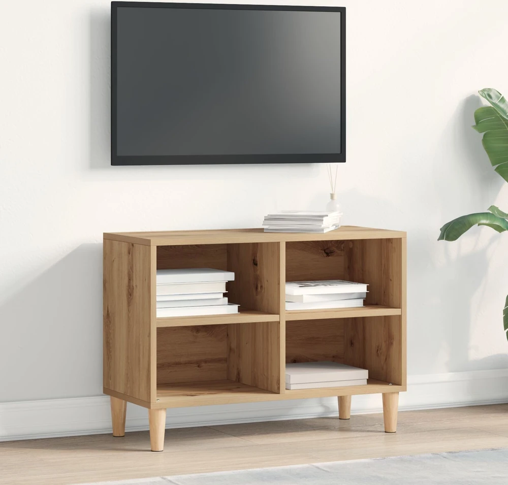 TV staliukas Televizoriaus spintelė 69,5 x 30 x 50 cm artisian oak