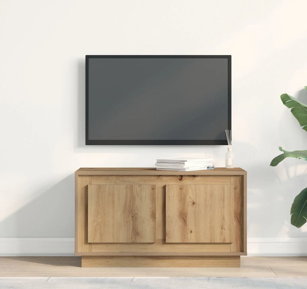 TV staliukas Televizoriaus spintelė 80 x 35 x 45 cm artisano ąžuolo