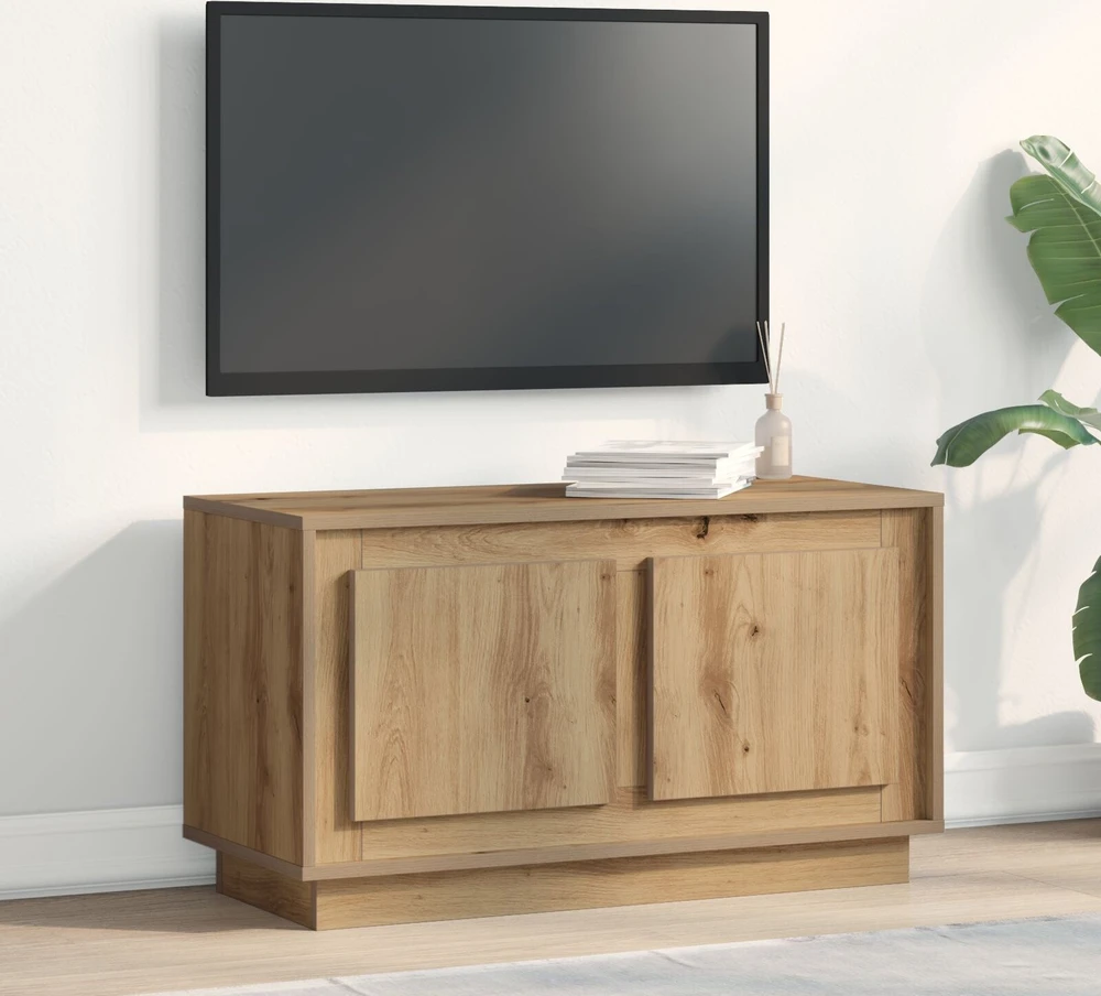 TV staliukas Televizoriaus spintelė 80 x 35 x 45 cm artisano ąžuolo