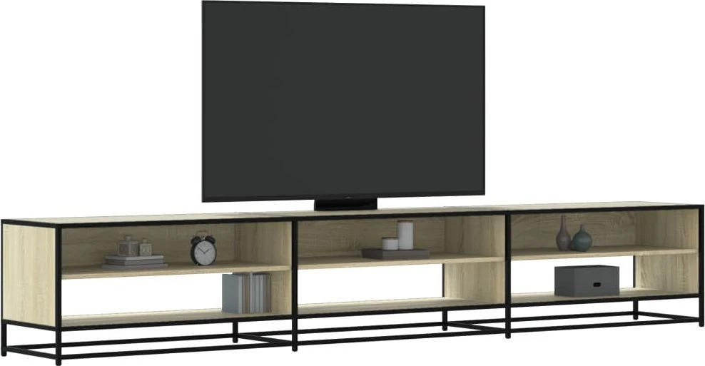 TV staliukas Televizoriaus spintelė, ąžuolo, 270x40x46cm, apdirbta mediena