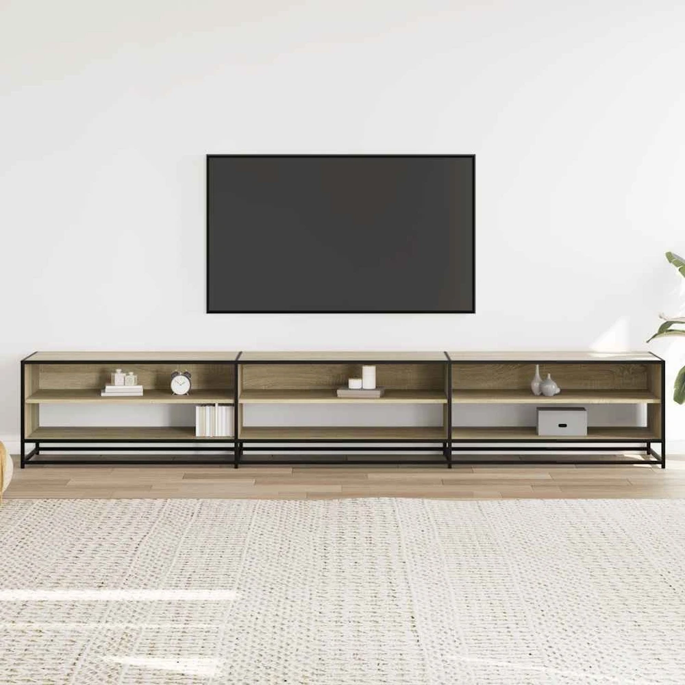 TV staliukas Televizoriaus spintelė, ąžuolo, 270x40x46cm, apdirbta mediena