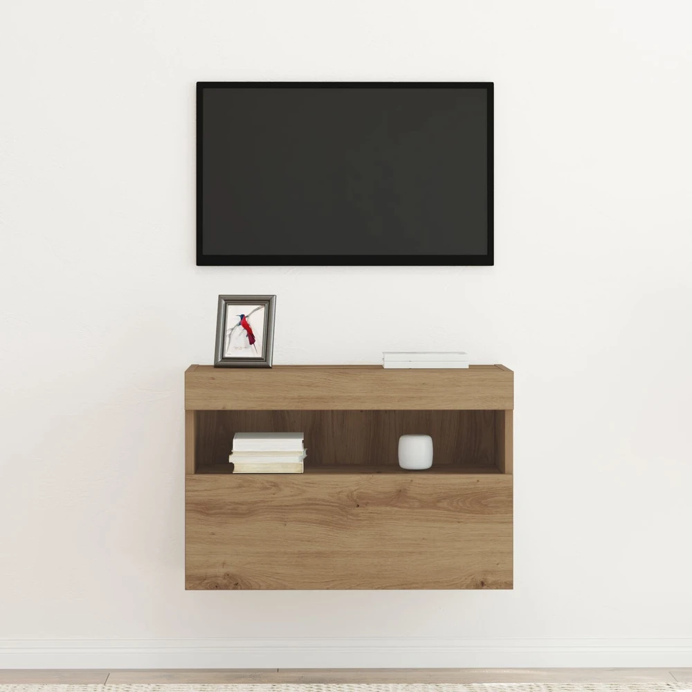 TV staliukas TV sieninė spintelė 60 x 30 x 40 cm artisano ąžuolo