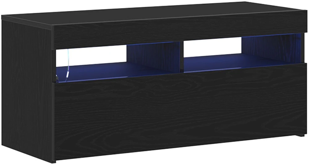 TV staliukas Televizoriaus spintelė 90 x 35 x 40 cm Juodas ąžuolas