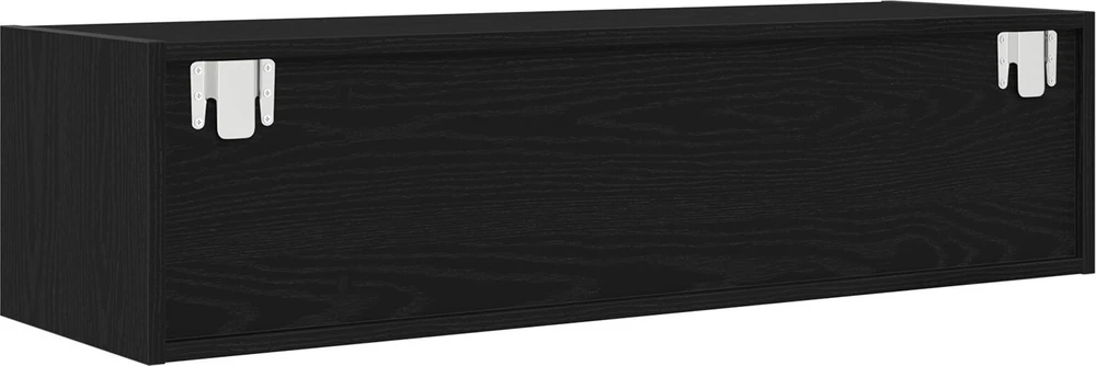 TV staliukas Televizoriaus spintelė 100 x 31 x 25,5 cm juoda ąžuolo