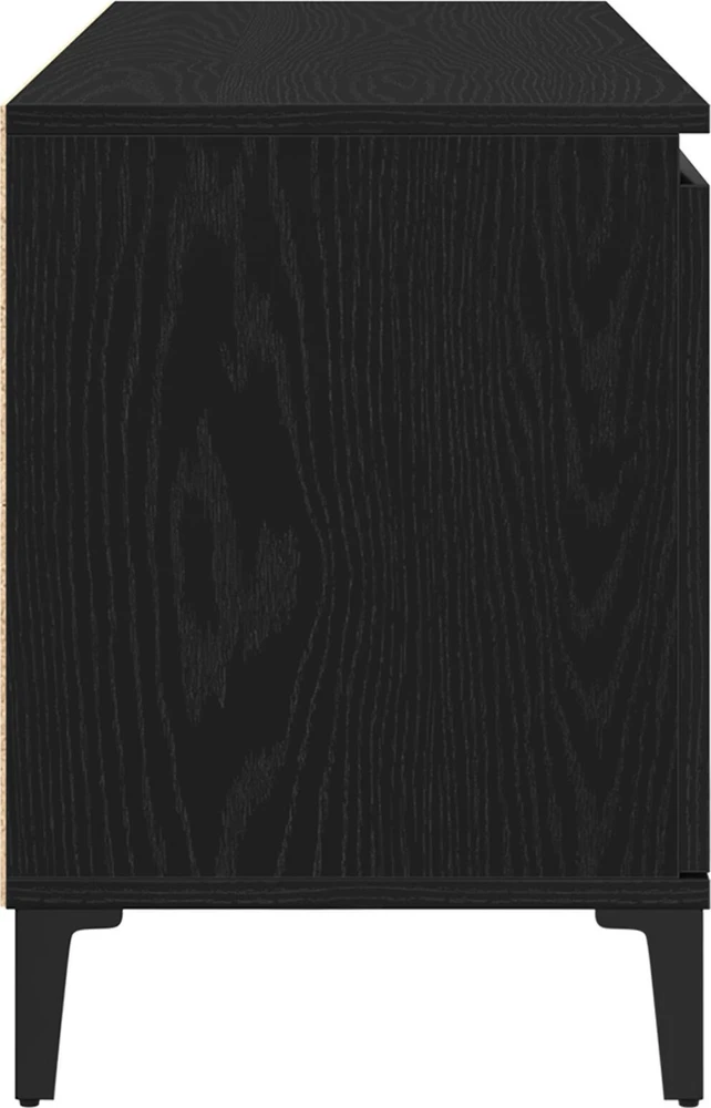 TV staliukas Televizoriaus spintelė 102 x 35 x 50 cm Juodas ąžuolas