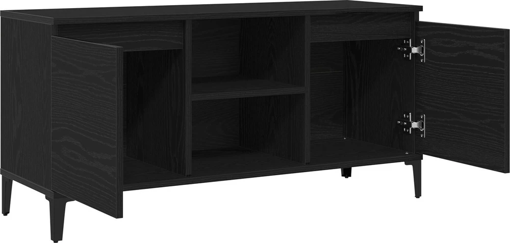 TV staliukas Televizoriaus spintelė 102 x 35 x 50 cm Juodas ąžuolas