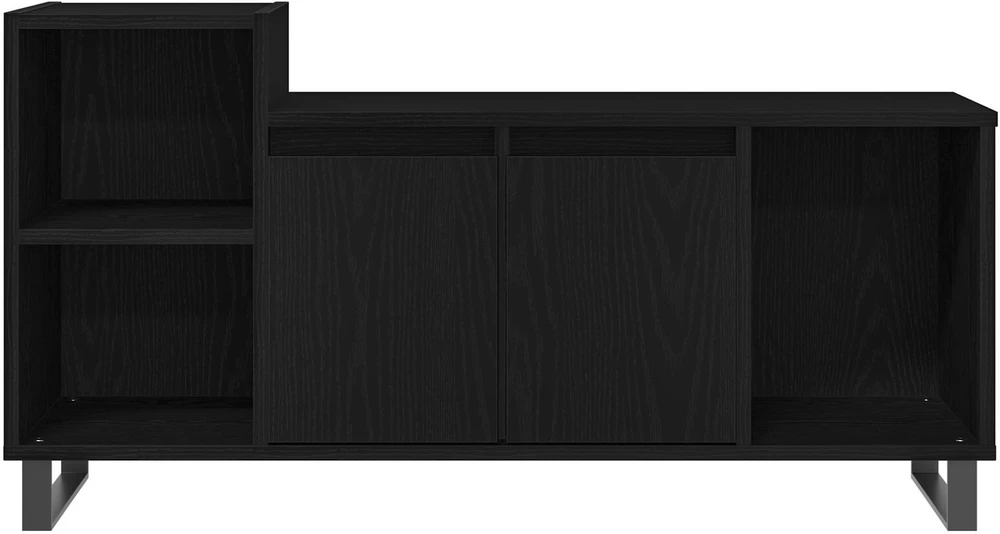 TV staliukas TV spintelių komplektas 100 x 35 x 55 cm Juodas ąžuolas