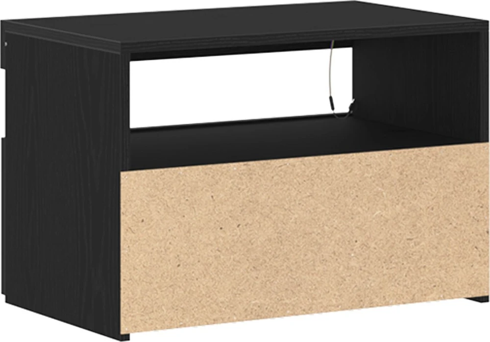 TV staliukas Televizoriaus spintelė 60 x 35 x 40 cm Juodas ąžuolas