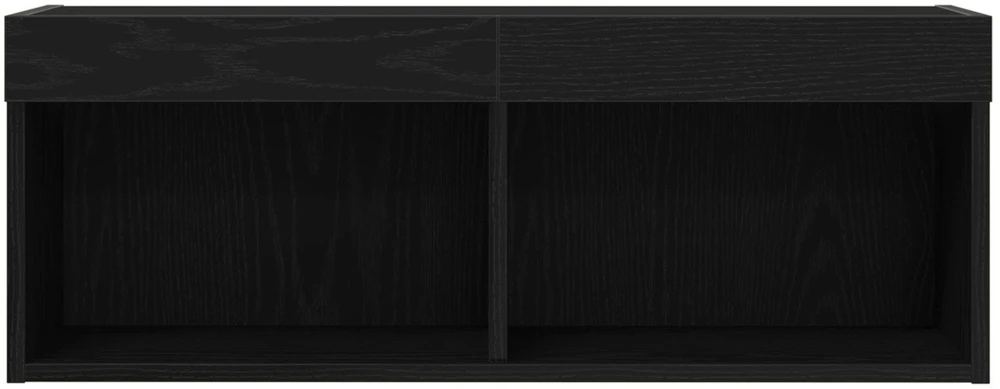 TV staliukas TV spintelių komplektas 80 x 30 x 30 cm Juodas ąžuolas
