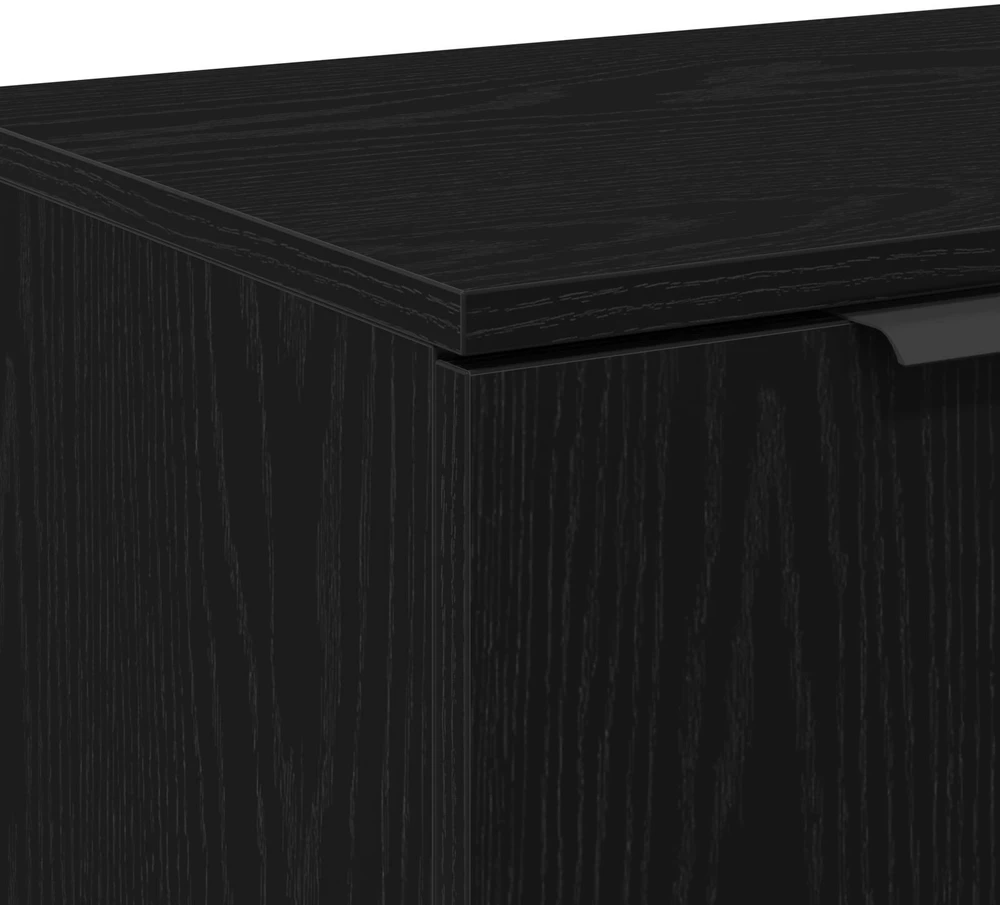 TV staliukas Televizoriaus spintelė 102 x 35 x 36,5 cm Juodas ąžuolas