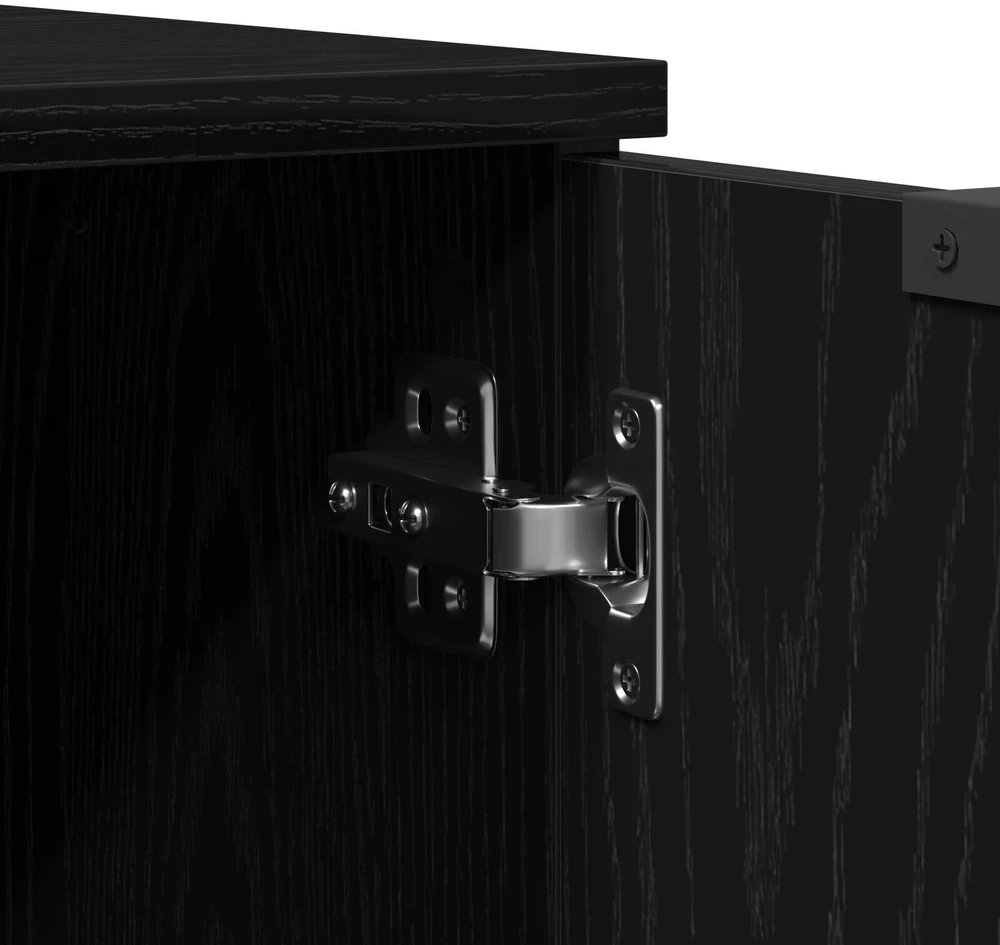 TV staliukas Televizoriaus spintelė 102 x 35 x 36,5 cm Juodas ąžuolas