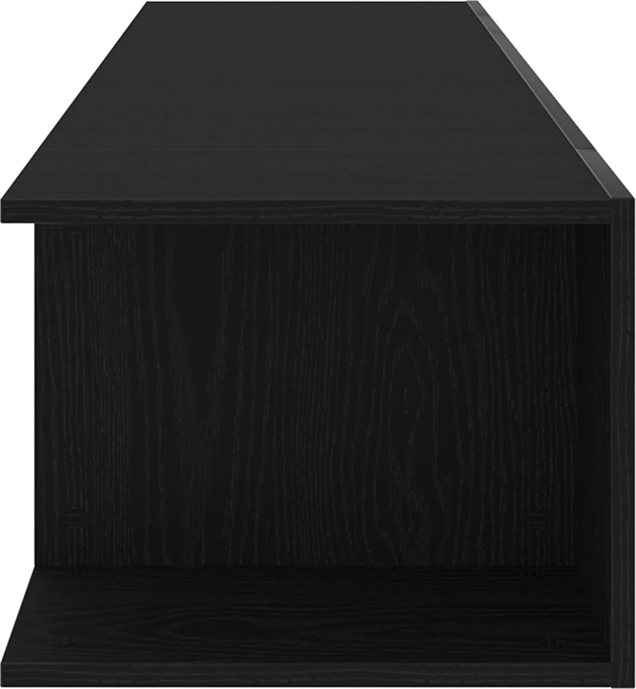 TV staliukas Televizoriaus spintelė 135 x 39 x 30 cm Juodas ąžuolas