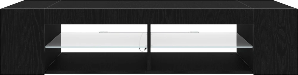TV staliukas Televizoriaus spintelė 135 x 39 x 30 cm Juodas ąžuolas