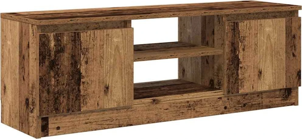 TV staliukas televizoriaus spintelė Old Wood 102x30x36 cm Engineered Wood