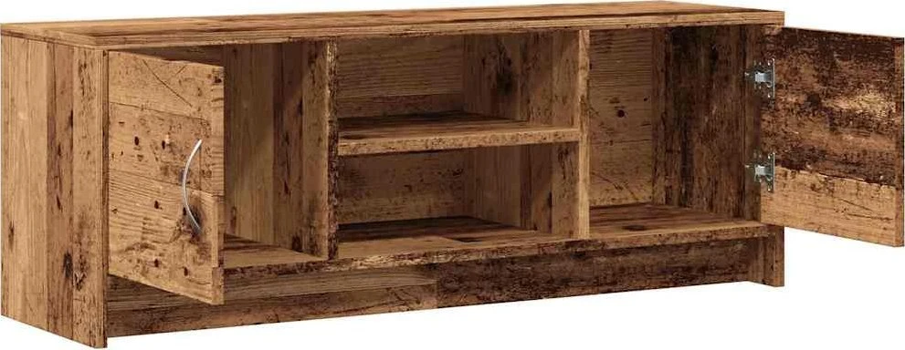 TV staliukas televizoriaus spintelė Old Wood 102x30x37,5 cm Engineered Wood