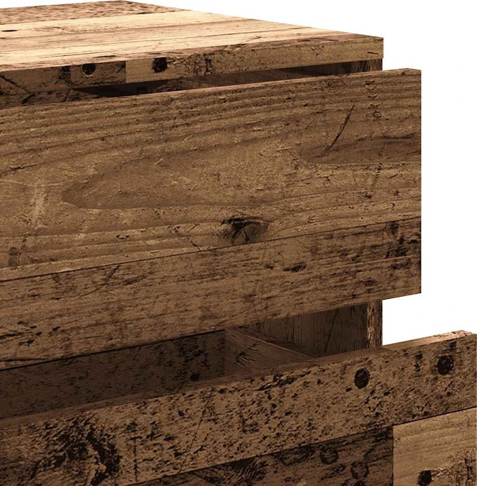 TV staliukas televizoriaus spintelė Old Wood 80x34x35,5 cm Engineered Wood