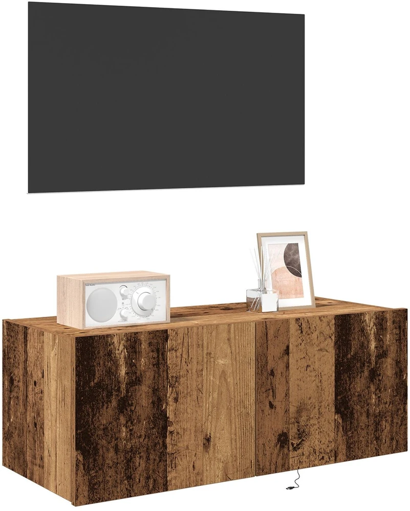 TV staliukas TV sieninė spintelė 80 x 35 x 31 cm Senas medis
