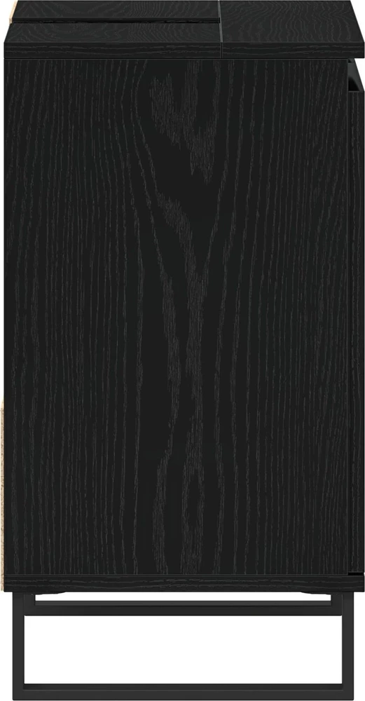 Vonios kriauklės spinta Juodas ąžuolas 65 x 33 x 60 cm