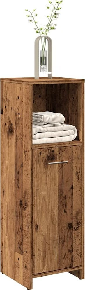 Vonios spintelė Old Wood 30x30x95 cm Engineered Wood