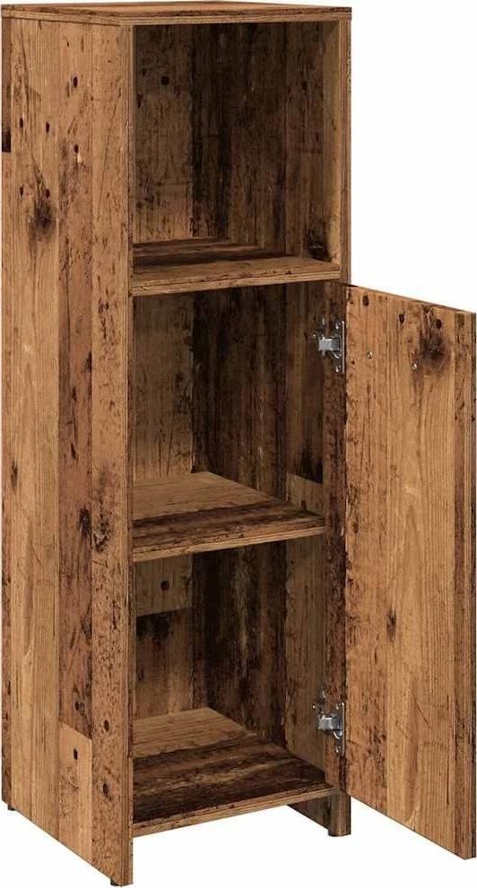 Vonios spintelė Old Wood 30x30x95 cm Engineered Wood