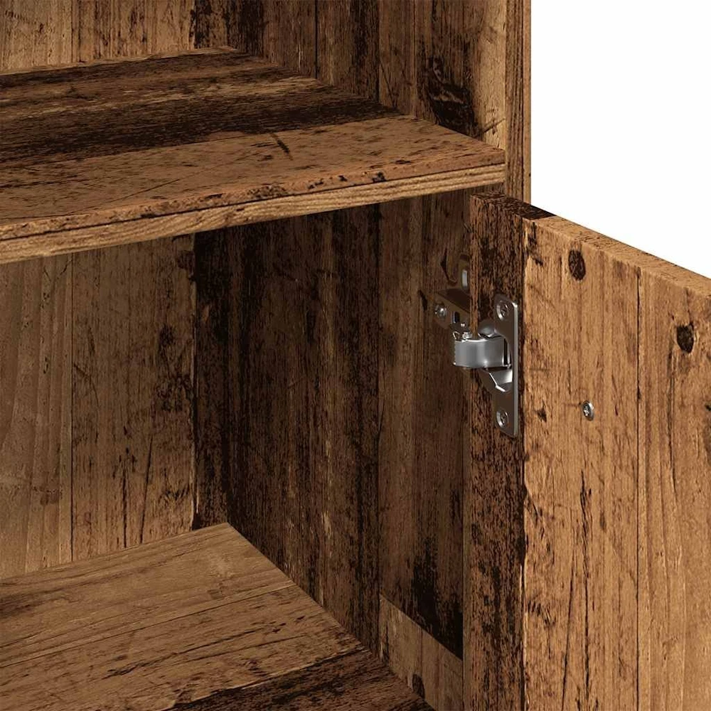 Vonios spintelė Old Wood 30x30x95 cm Engineered Wood