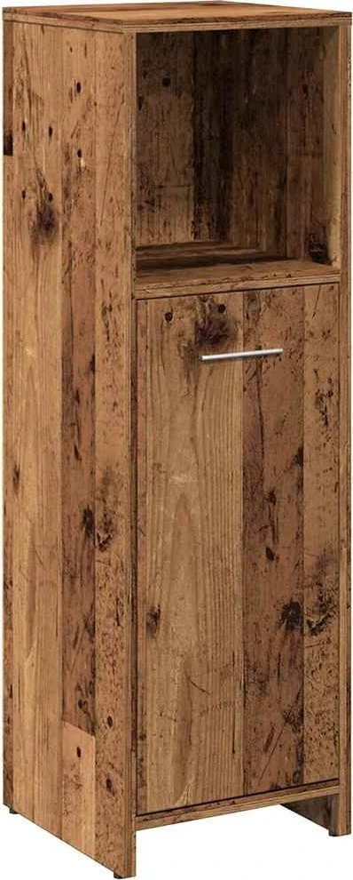 Vonios spintelė Old Wood 30x30x95 cm Engineered Wood
