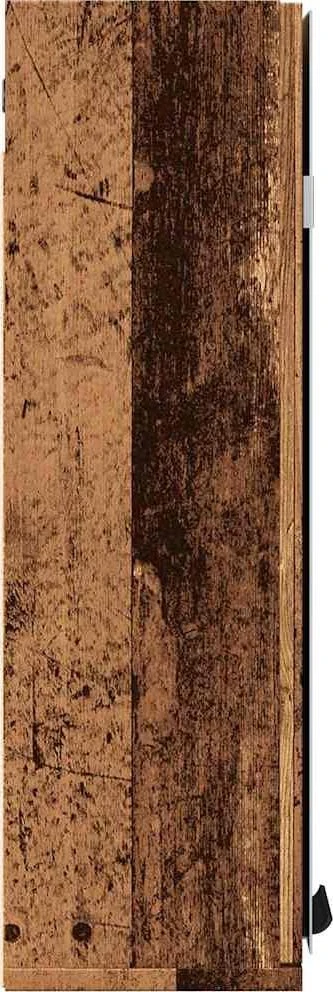 veidrodinė spintelė vonios kambariui sena mediena 64x20x66,5 cm