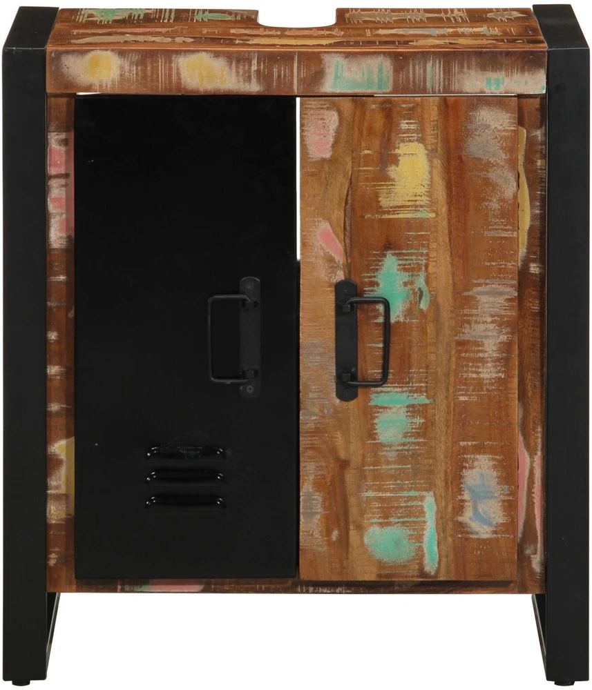 Vonios spintelė Ruda 55 x 35 x 60 cm Kietas atkurtas medis