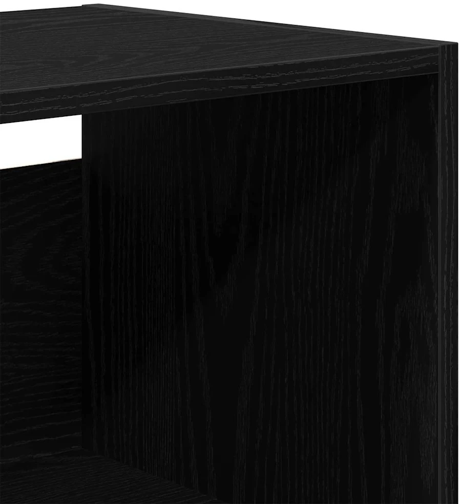Aukštas spintelė 2 vnt. Juodas ąžuolas 69,5 x 34 x 180 cm