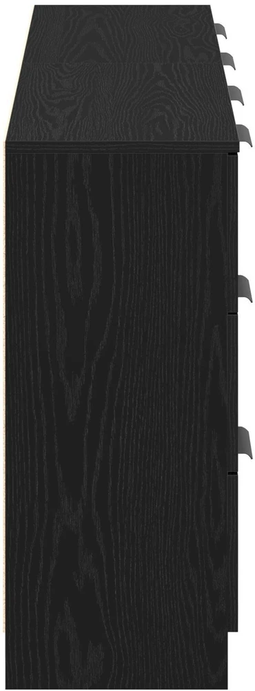 Kabalas Juodas ąžuolas 120 x 30 x 70 cm Apdirbta mediena