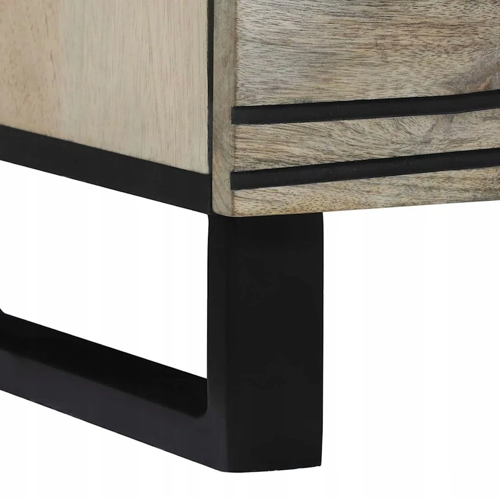 Kabalas Balta 60 x 33.5 x 75 cm Mango medienos masyvas