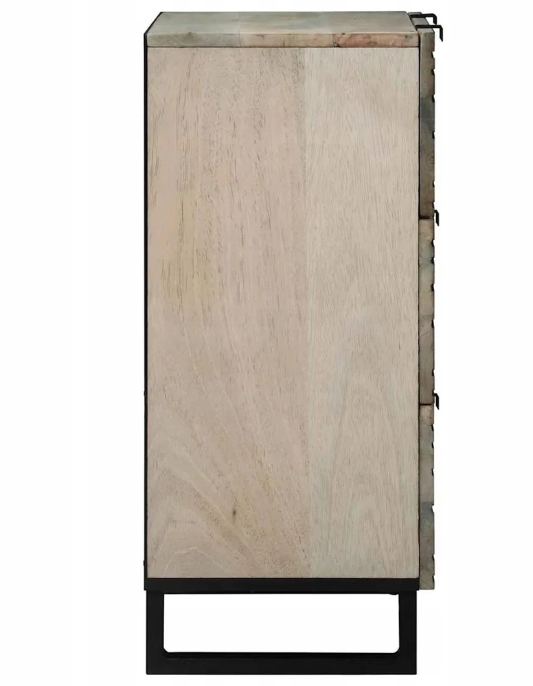 Kabalas Balta 60 x 33.5 x 75 cm Mango medienos masyvas