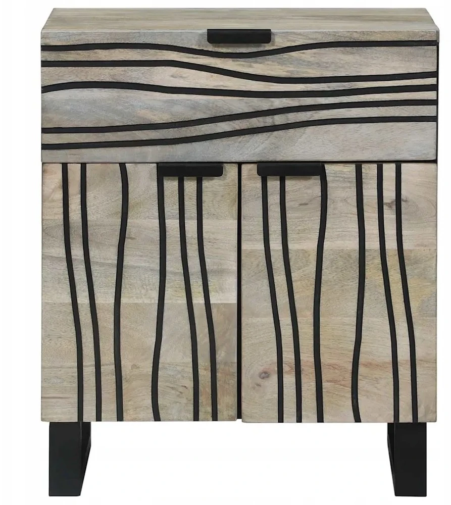 Šalia lovos spintelė Balta 50 x 33 x 60 cm Apdirbta mediena