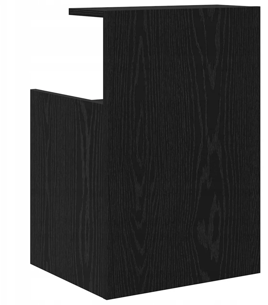 Šalia lovos spintelė 2 pcs Juodas ąžuolas 40 x 35 x 60 cm