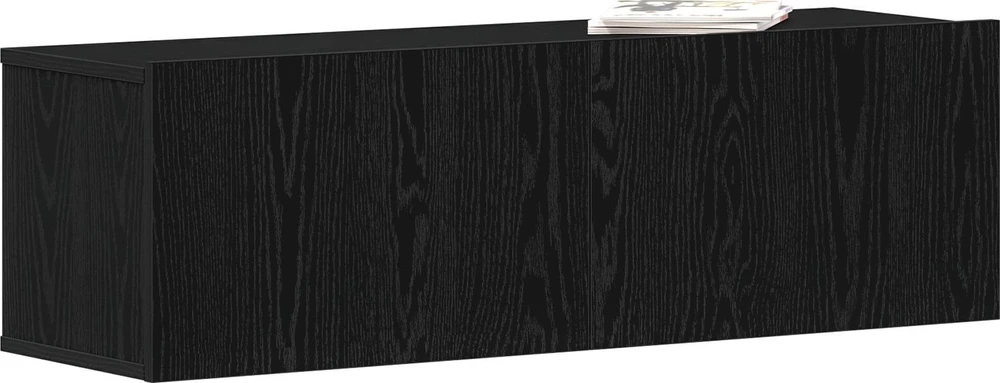 TV staliukas Televizoriaus spintelė 100 x 30 x 30 cm Juodas ąžuolas