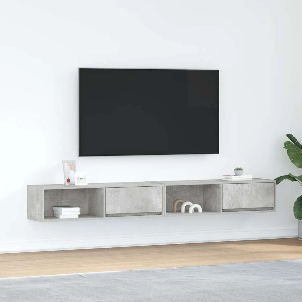 TV staliukas Televizoriaus spintelės, 2vnt., 100x31x25,5 cm, mediena