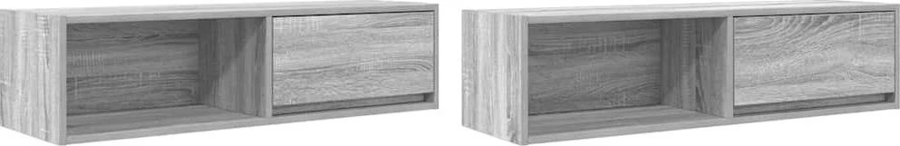 TV staliukas Televizoriaus spintelės, 2vnt., 100x31x25,5 cm, mediena