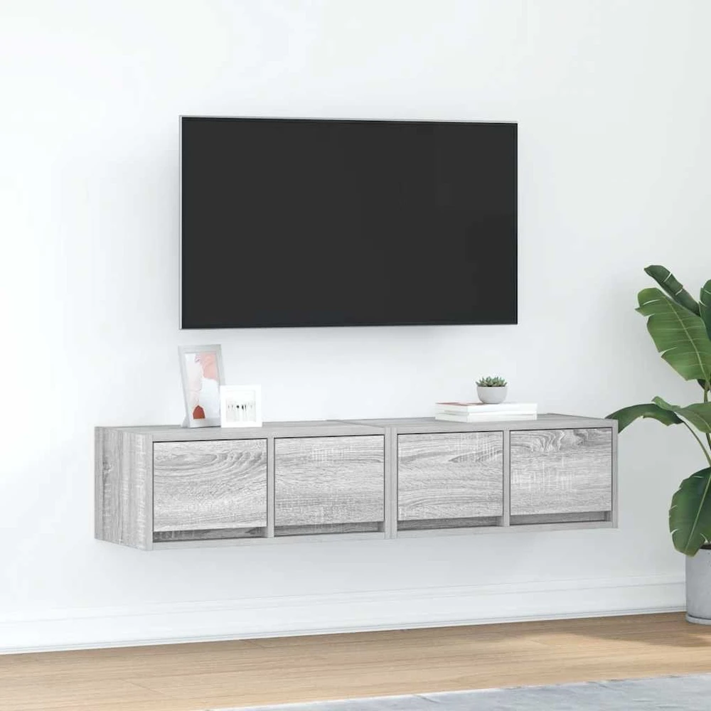 TV staliukas Televizoriaus spintelės, 2vnt., 60x31x25,5 cm, mediena