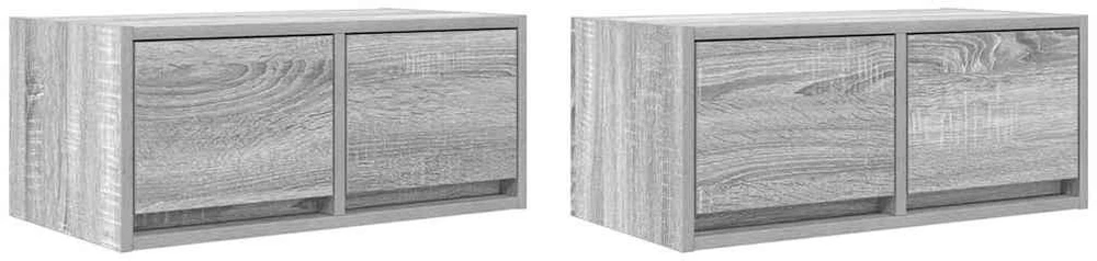 TV staliukas Televizoriaus spintelės, 2vnt., 60x31x25,5 cm, mediena